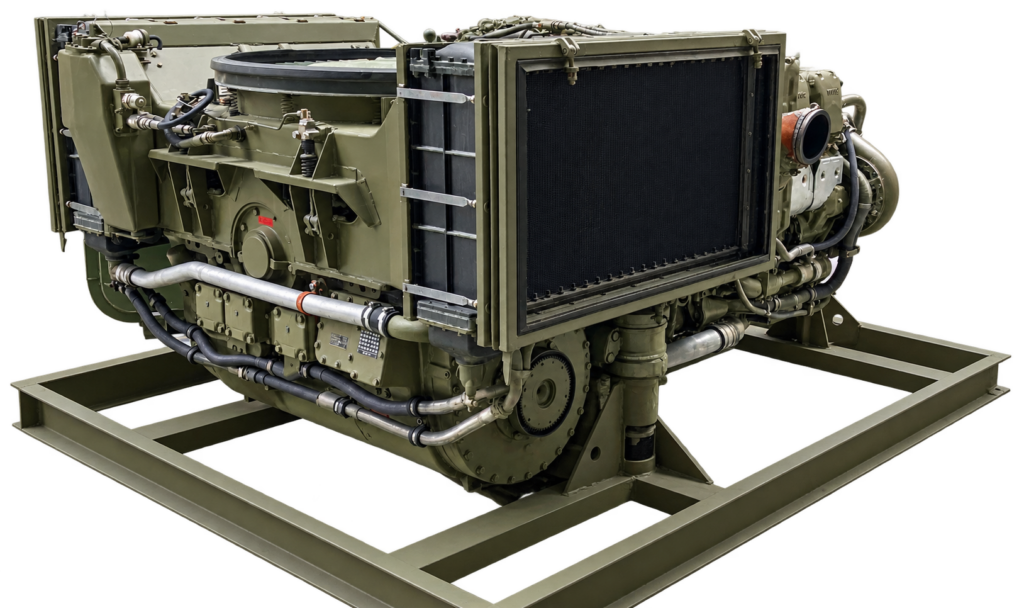Leopard 1A5 powerpack, engine and gearbox.