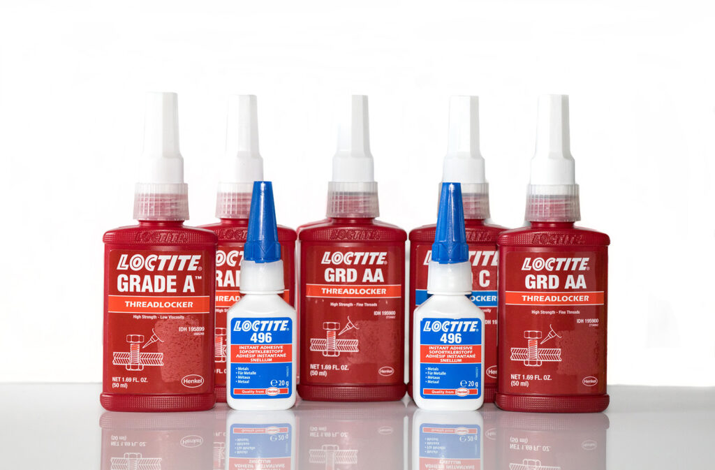 Military and Aviation sealants and compounds Henkel Loctite assortment.